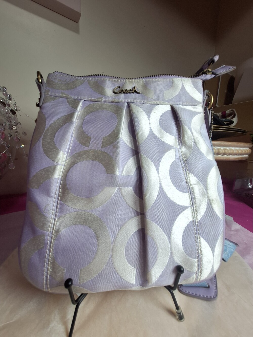 Vintage Coach Signature Crossbody